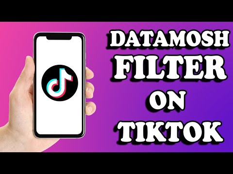 How to use datamosh filter on tiktok | Datamosh effect tiktok trend tutorial