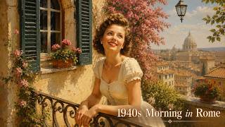 A Beautiful Morning in 1940s Rome | Seraphine Vintage Songs screenshot 5