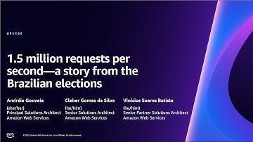 AWS re:Invent 2023 - 1.5 million requests per second—a story from the Brazilian elections (WPS305)