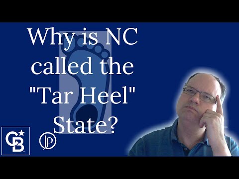 Why is North Carolina called the Tar Heel State