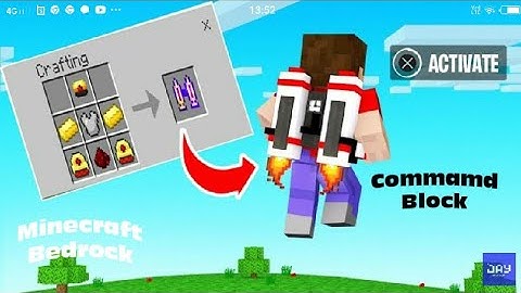 Minecraft jetpack tutorial [Command Block]   [bedrock] [pe] [xbox] [vanilla]