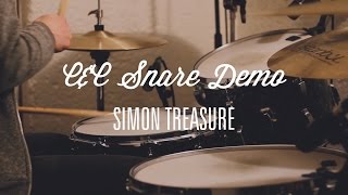 C&C 14x6.5 Copper Over Brass Snare Demo // Simon Treasure