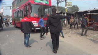 বিআরটিসির সকল দোতলা বাস চলাচল বন্ধ-ড্রাইভার হেলপার কে মারধর-যাত্রীদের হয়রানী screenshot 1