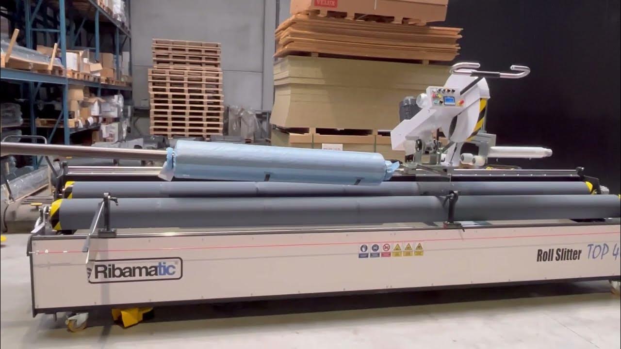 EPDM & TPO roll cutting machine or Roll slitting TOP40 Roll Slitter for