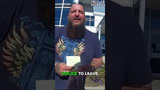 Leave Now or Be Arrested AGAIN! Officer's Ultimatum