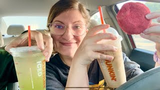 NEW 2024 Dunkin Summer menu items taste test!!