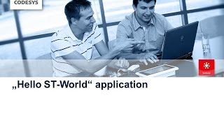 CODESYS Tipp "Hello ST-World" application screenshot 4