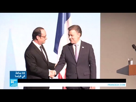 الرئيس الفرنسي يرحب بعملية السلام في كولومبيا ويصفها بأنها "مثال للعالم"