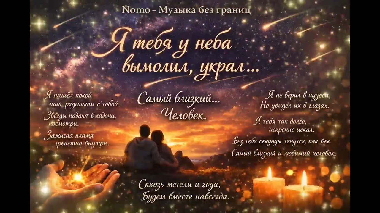 🎧Nomo - Я тебя у неба вымолил, украл | Сильная песня о любви | Лирика, от которой замирает сердце