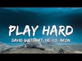 1 Hour - David Guetta - Play Hard (Lyrics) ft  Ne Yo, Akon