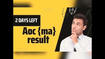 #Aoc Material assistant post result