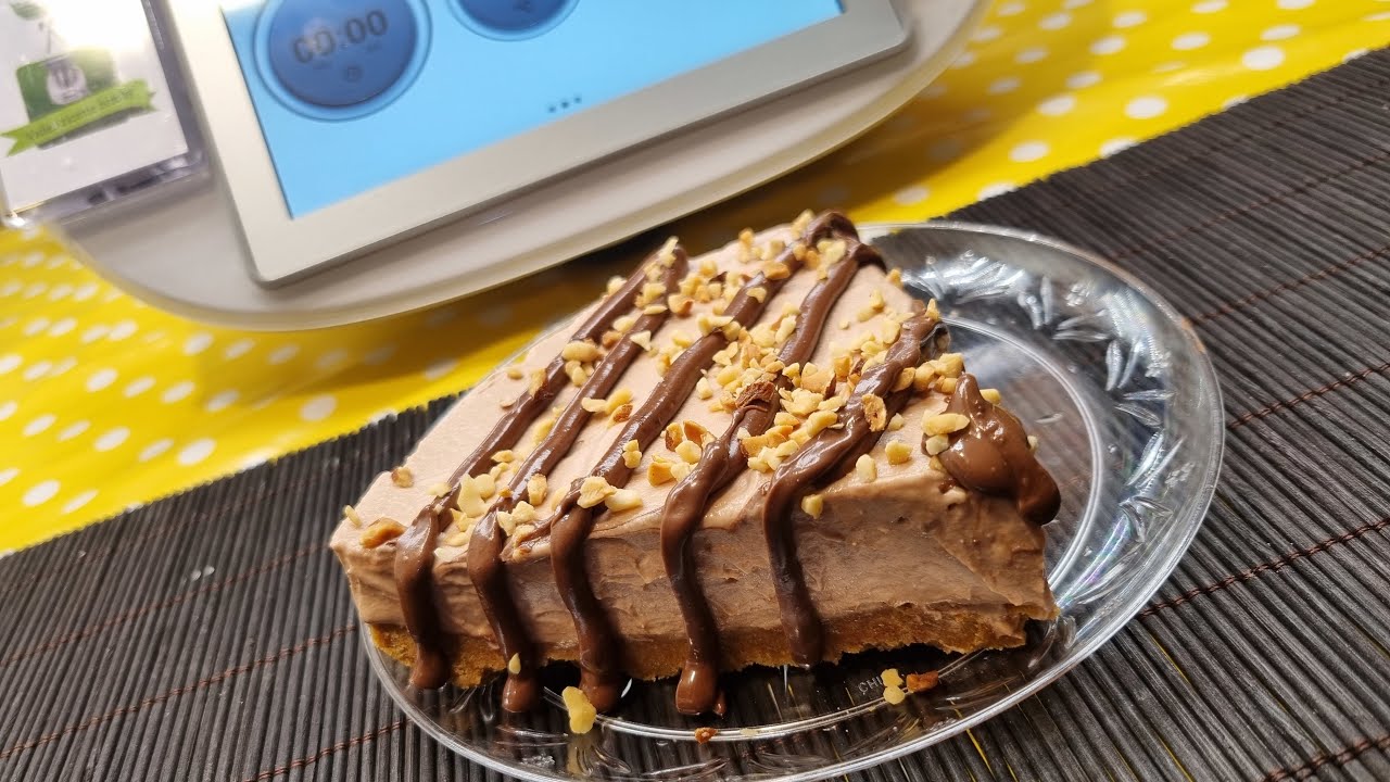 Torta fredda nutella e mascarpone per bimby TM7 TM6 TM5 TM31 TM21