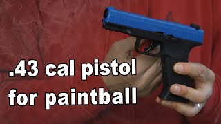 Umarex TPM1 T4E .43 co2 Powered Paintball Pistol Breakdown and Shooting Review