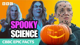 Spooky Season Science! Exploding pumpkins, lava, vampires and more.. 🧛🏼‍♀️🎃 | CBBC Epic Facts