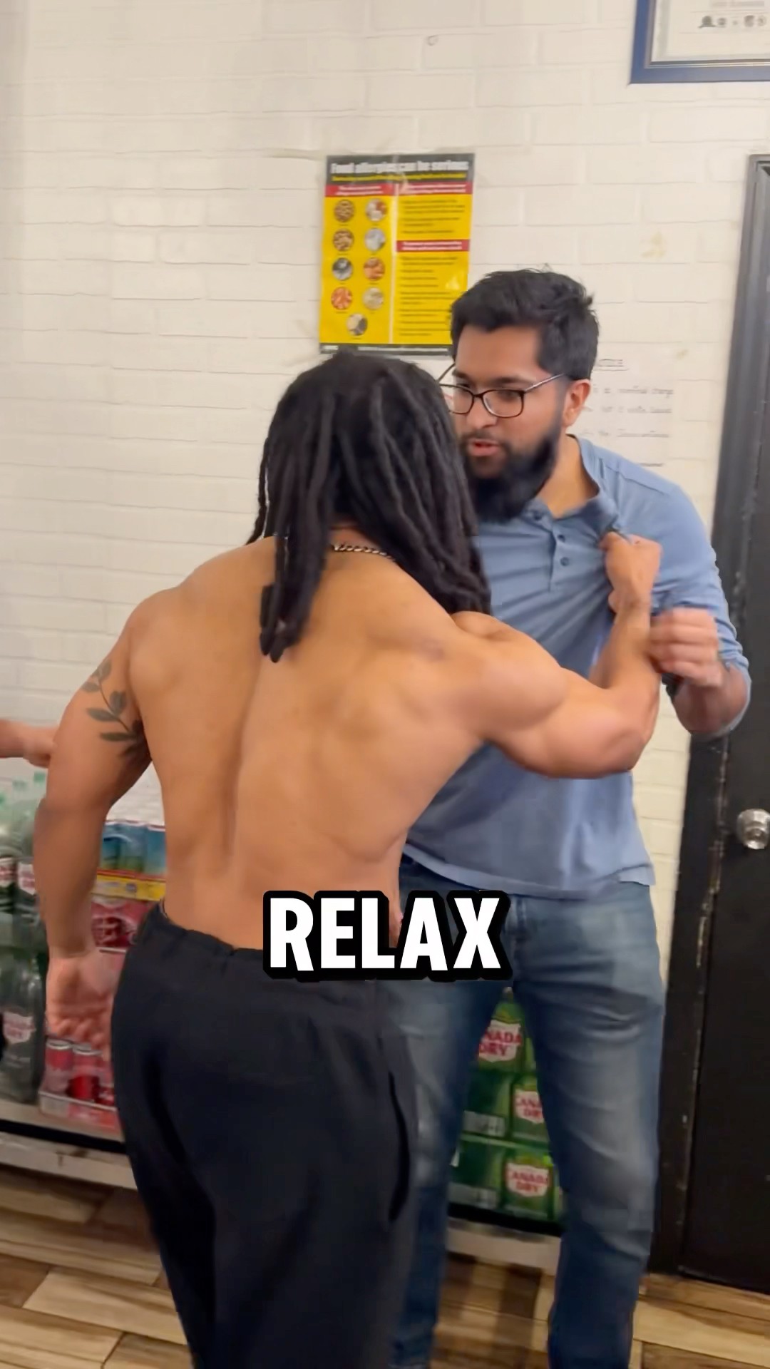 He did 50 pushups for free food?
