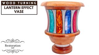 Woodturning | Lantern Vase | Restoration DIY