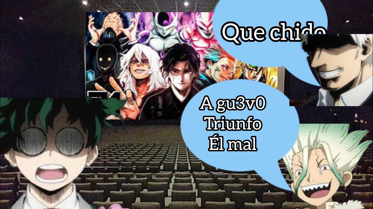 Boku no hero academia viendo universos capitulo 3/Villanos (Anime) | Corazón sucio/@Zetaeme_YT