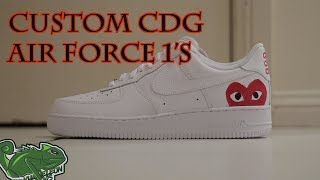 air force 1 cdg heart