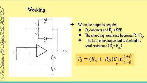 Astable multivibrator -  Change in duty cycle part 2