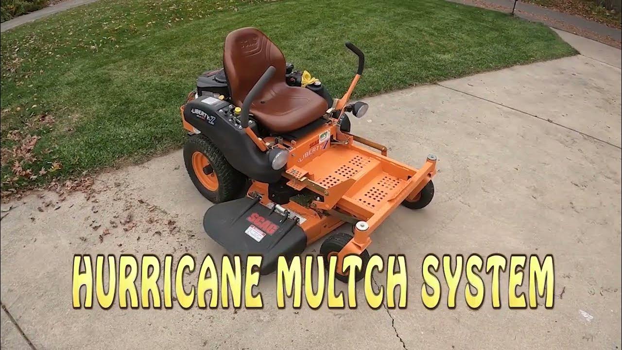 Scag Hurricane Multch System YouTube