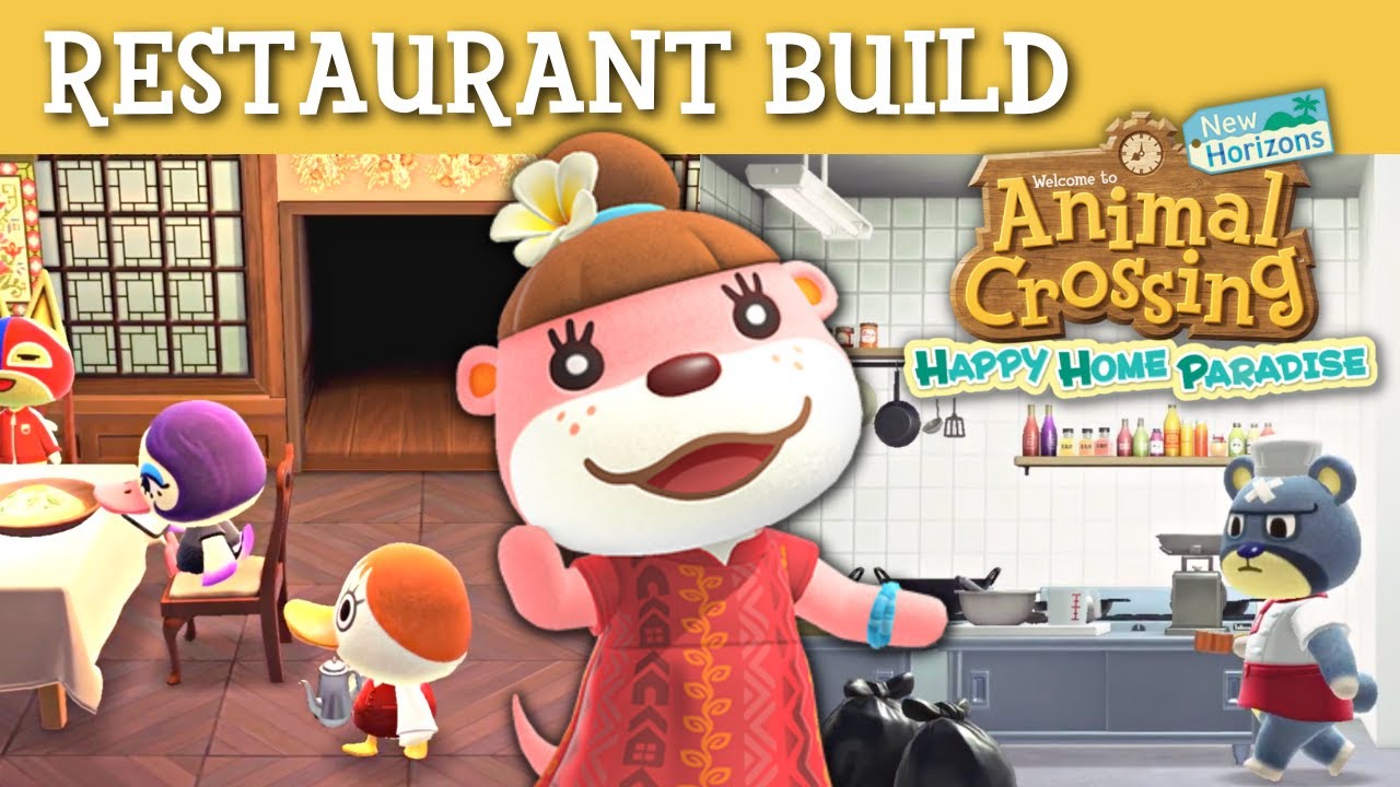 Let's Design the Happy Home Paradise RESTAURANT! Animal Crossing New