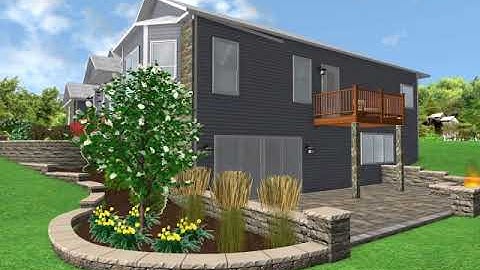 Uvision Retaining wall w/ Slope