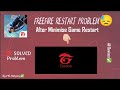 The ultimate solution to FreeFire restart problem 💥free fire minimize restart problem #shorts