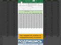✅✅✅Как в таблице excel подсветить ячейки? #shorts
