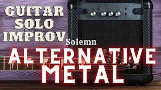 Solemn Alternative Metal E Minor 120 bpm Guitar Backing Track