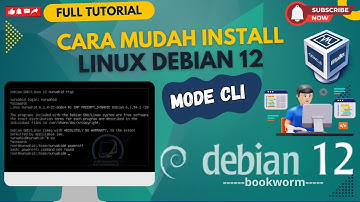 Cara Install Debian 12 Bookworm Mode CLI di Virtualbox
