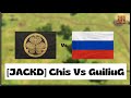 Age of Empires 3- Japan Vs Russia | [JACKD] Chis Vs GuiliuG | Aoe3 DE | 1v1 Pro Game | 4K
