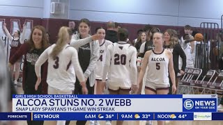 Alcoa girls basketball stuns No. 2 Webb at home