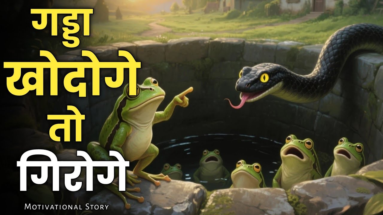 Best Motivational story | गड्डा खोदोगे तो गिरोगे – Kids Story In Hindi | krn story 