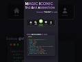 ⚡Magic Icon Tab Bar using HTML CSS JS 💥 Smooth Animation & Magical Hover Effect ✨ #frontend