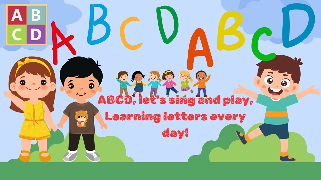 ABCD, let's sing and play,Learning letters every day #cartoon # ...