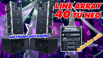 Dàn âm thanh sân khấu sự kiện 40 Neo Vip - Điện Máy RUBY