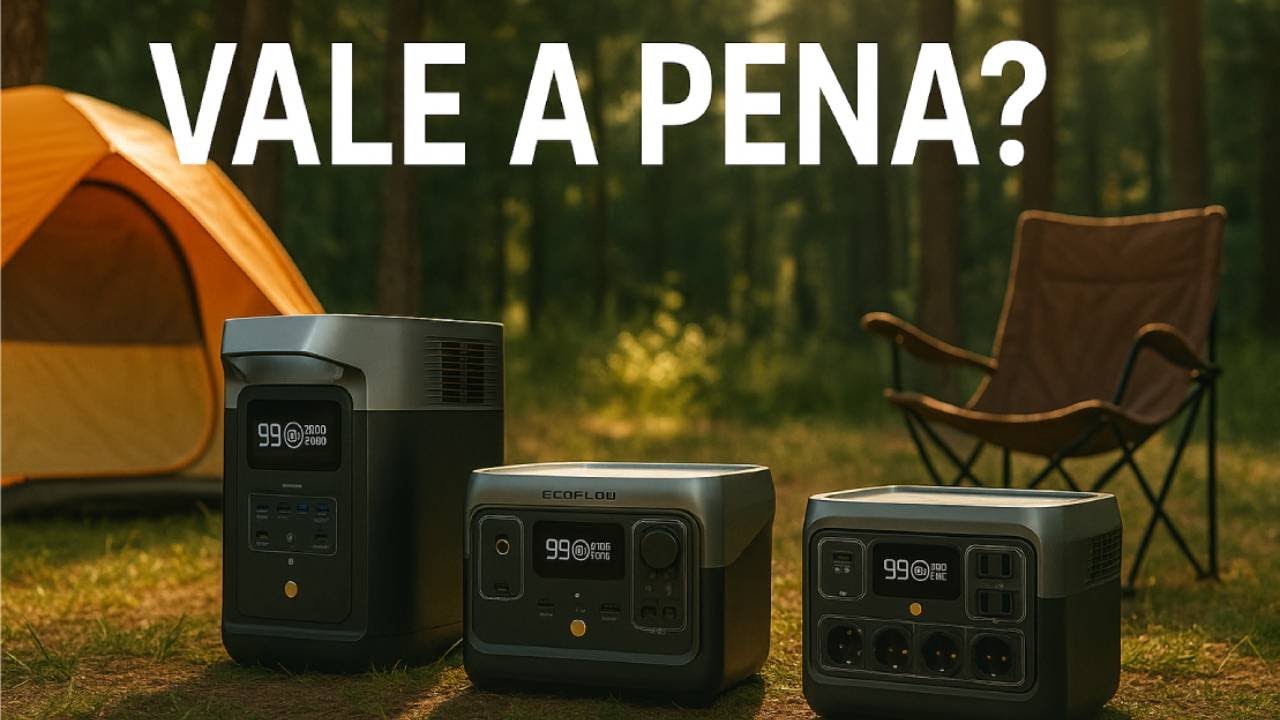 Qual a Melhor Estação de Energia portátil? Comparativo Completo dos Modelos Ecoflow [2026]