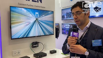 ISE 2020: ATEN Features VP1421 4K Presentation Matrix Switcher on the HDBaseT Alliance Stand
