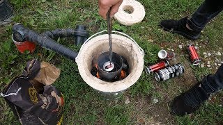 Как сделать печку для плавки алюминия- DIY Плавит банки от кока кола Как сделать печку для плавки алюминия- DIY Плавит банки от кока кола