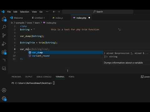 1 trim : How to Remove Leading and Trailing Spaces Using PHP Trim