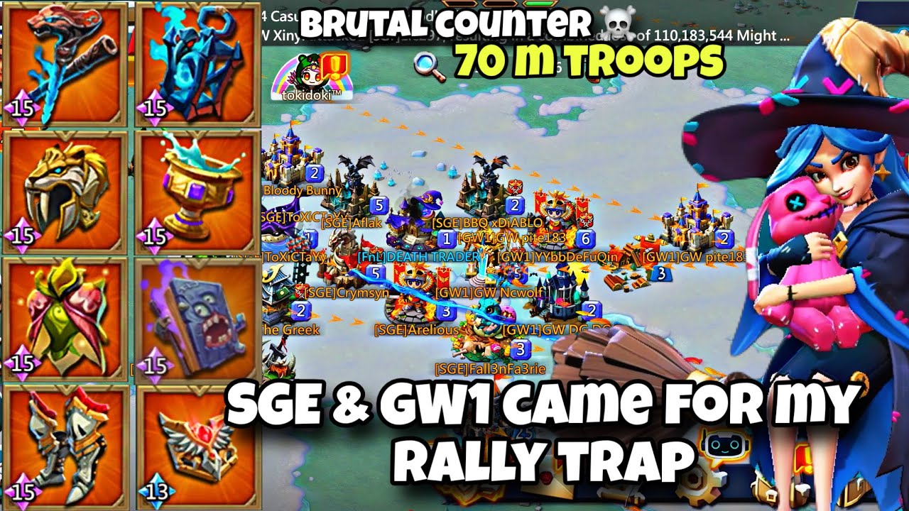 SGE пришел за моей мега-ловушкой для ралли #lordsmobile #rallytraplordsmobile