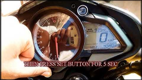 HOW TO RESET TRIP ON PULSAR 160NS,200NS,150AS,200AS,200RS