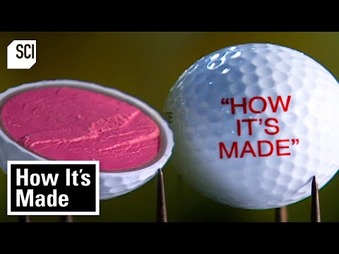 How Golf Balls, Clubs, Carts, x Tees Are Made | How It's Made | Science Channel