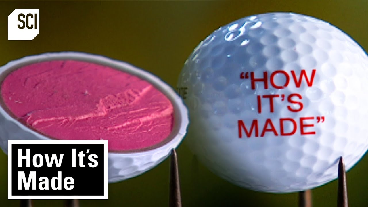 How Golf Balls, Clubs, Carts, & Tees are Made | How It's Made | Science Channel