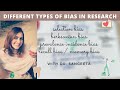 types of bias in research I dental lectures