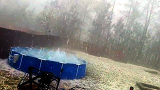 MAJOR Hailstorm Pelts Rock Hill, South Carolina - Apr. 20, 2024