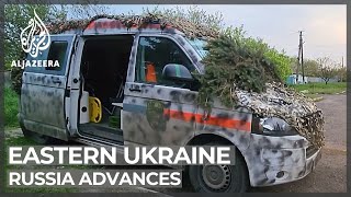 Ruins left as Russia advances in eastern Ukraine