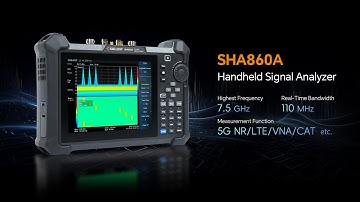 Compact All-in-One Handheld Signal Analyzer for 5G/LTE Field Testing
