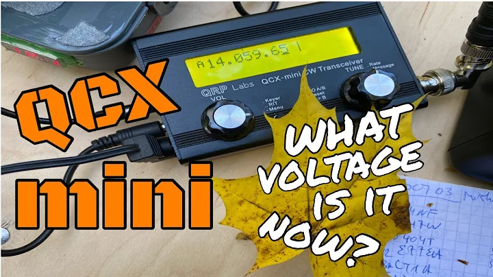 QCX-mini. How to install an in-line Power ON-OFF switch and activate the Voltage Indicator.
