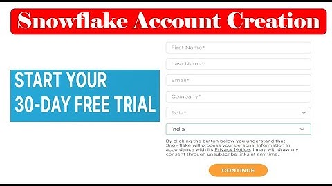 Snowflake Account Creation || Switching Account to Classic Console from Snowsight